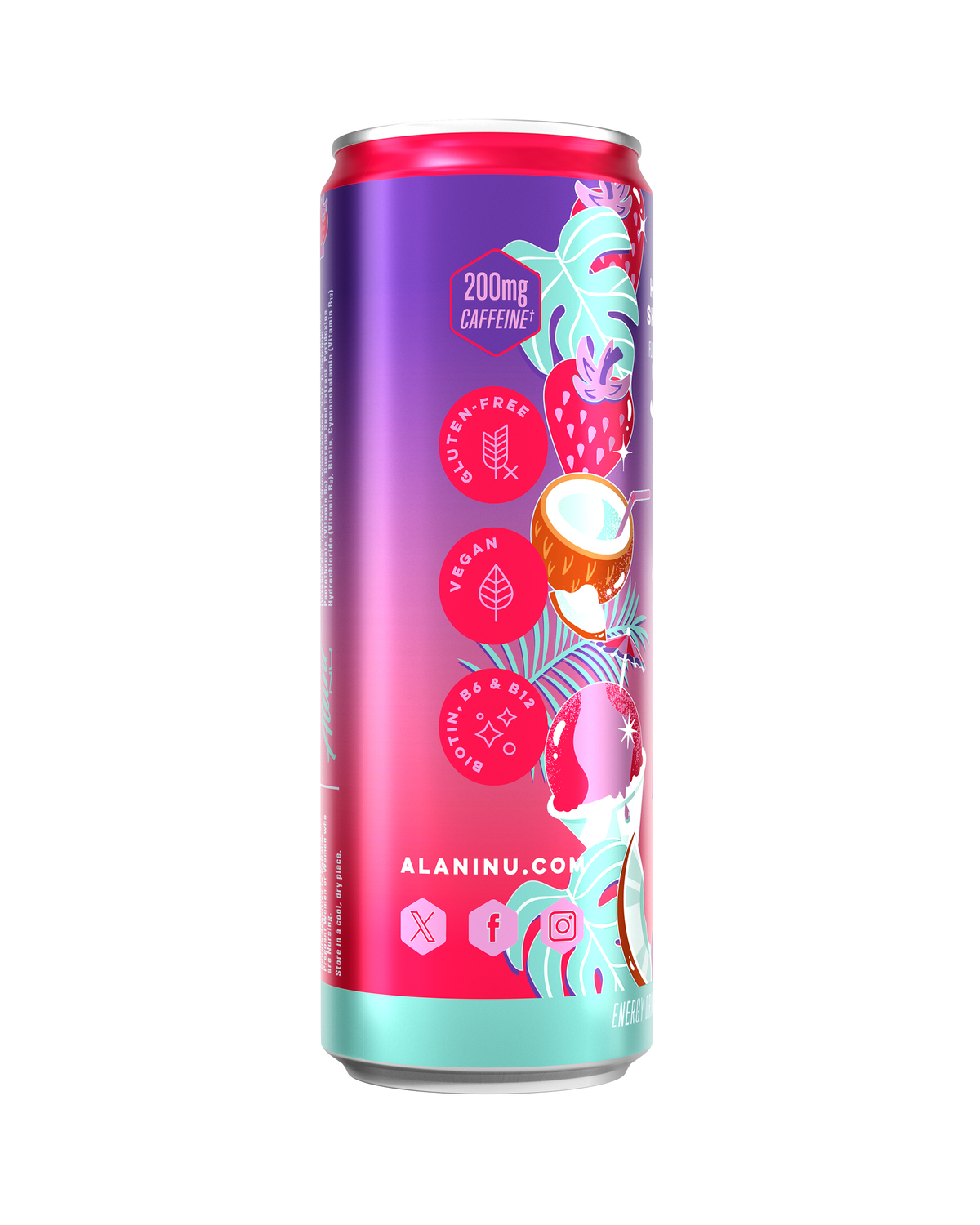 Hawaiian Shaved Ice Energy Drink, 12-Pack