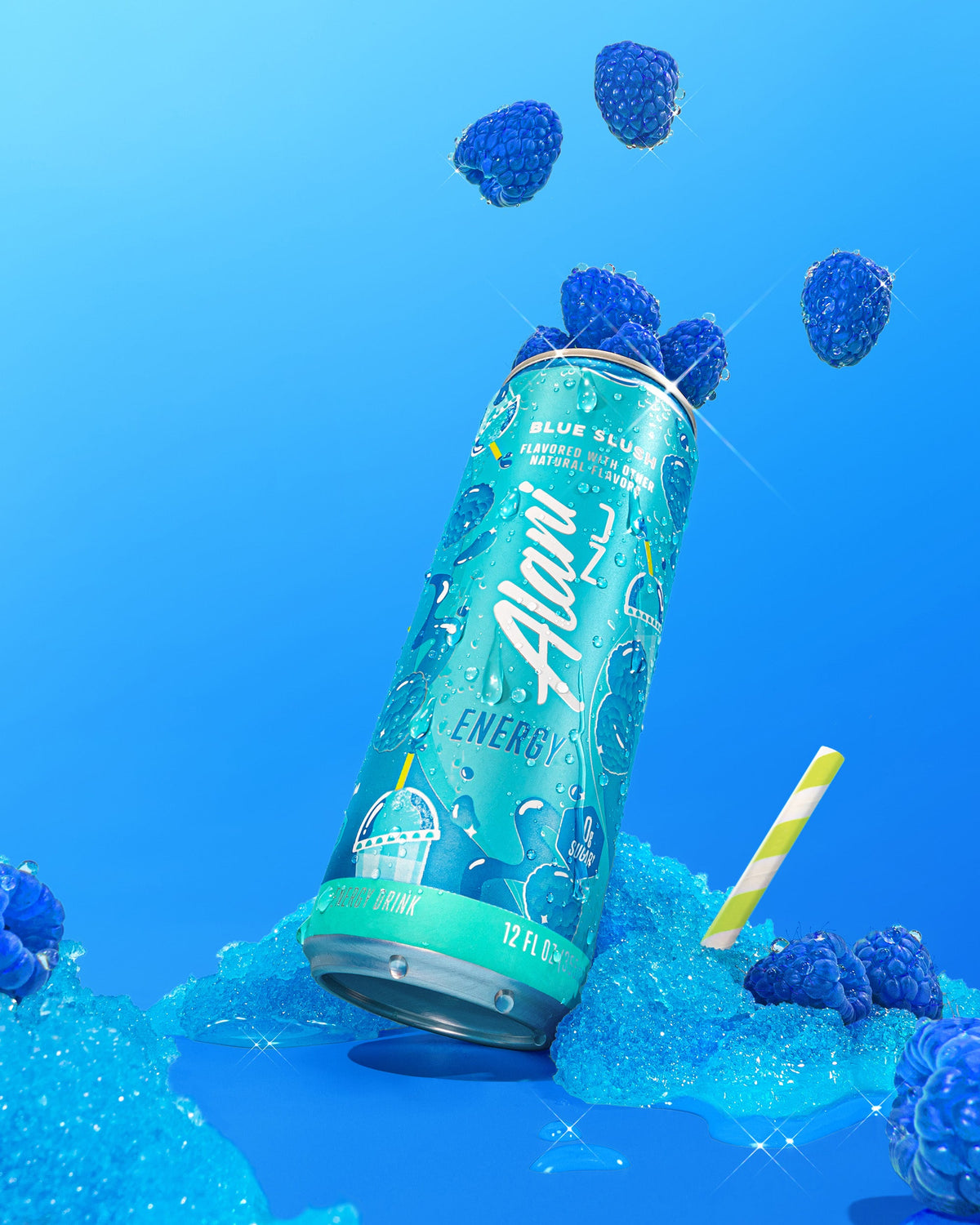 Blue Slush Sugar-Free Energy Drink, 12-Pack