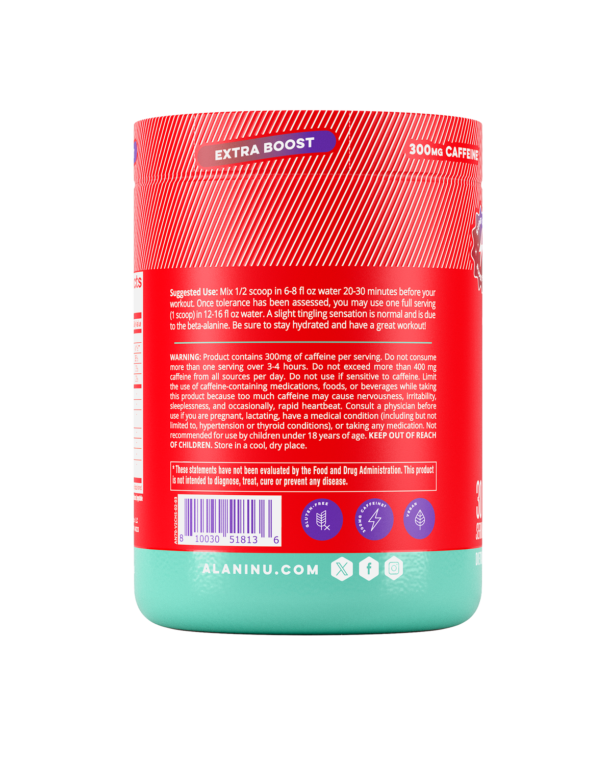 Cherry Slush Pre-Workout+ Powder, 30 Servings