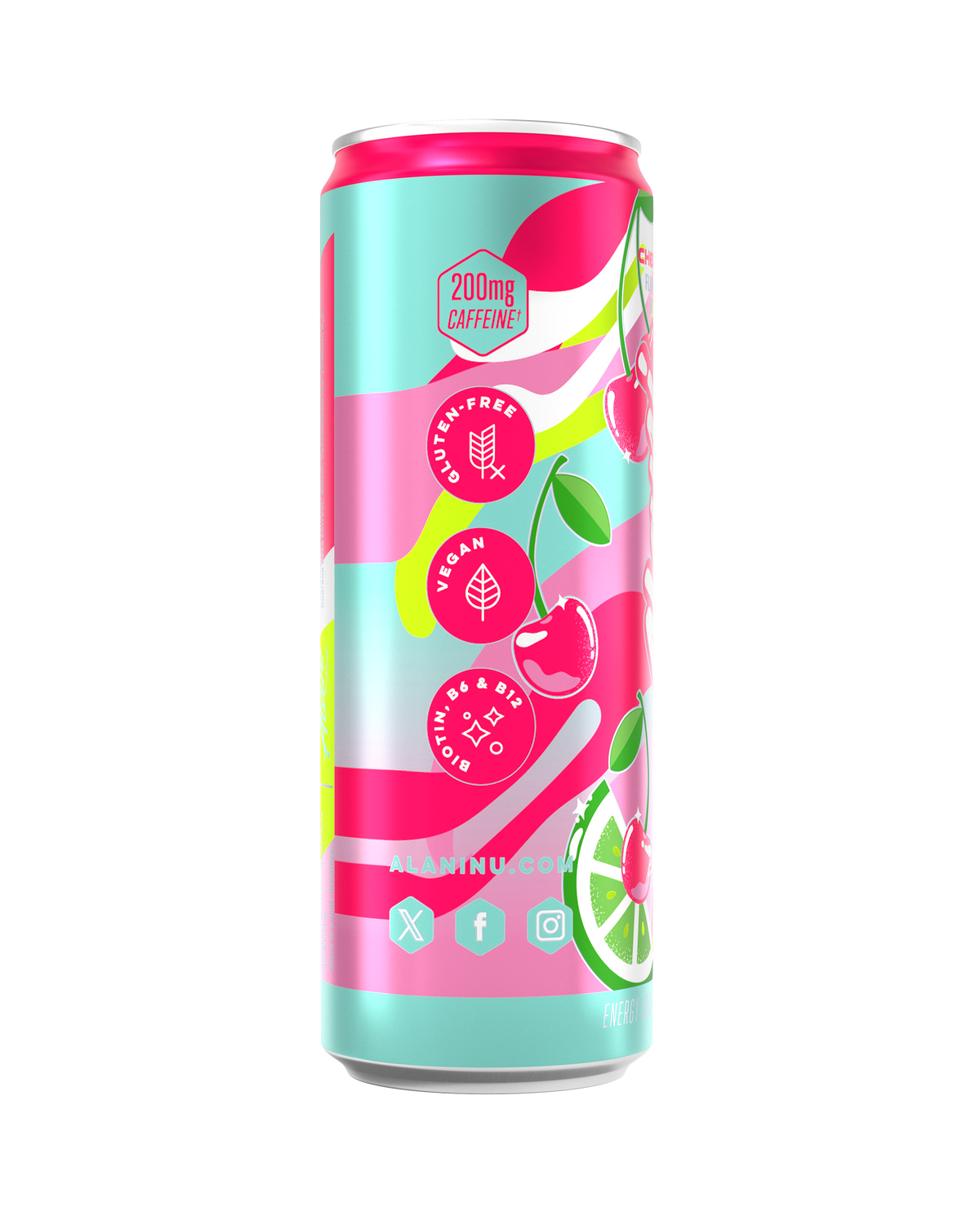 Cherry Twist Cherry Lime Energy Drink, 12-Pack