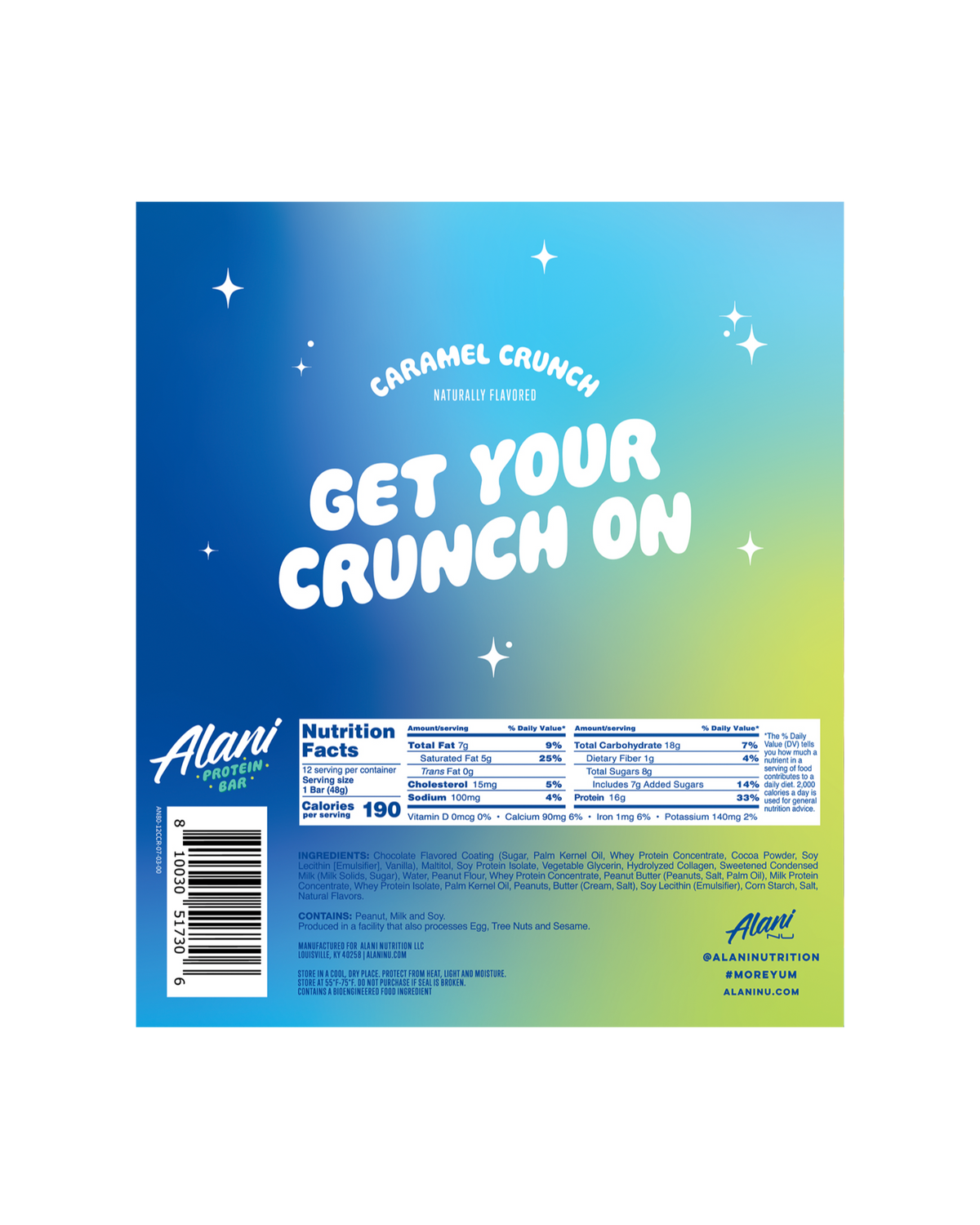 Caramel Crunch Protein Bars, 12-Pack