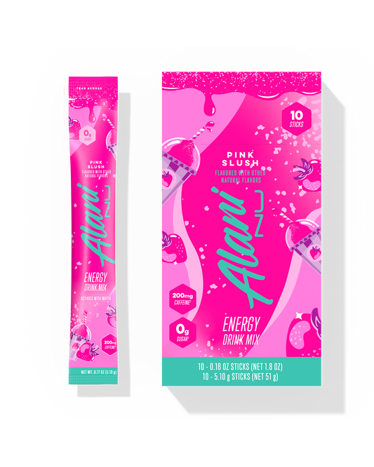 Pink Slush Powdered Energy Sticks, 10-Pack