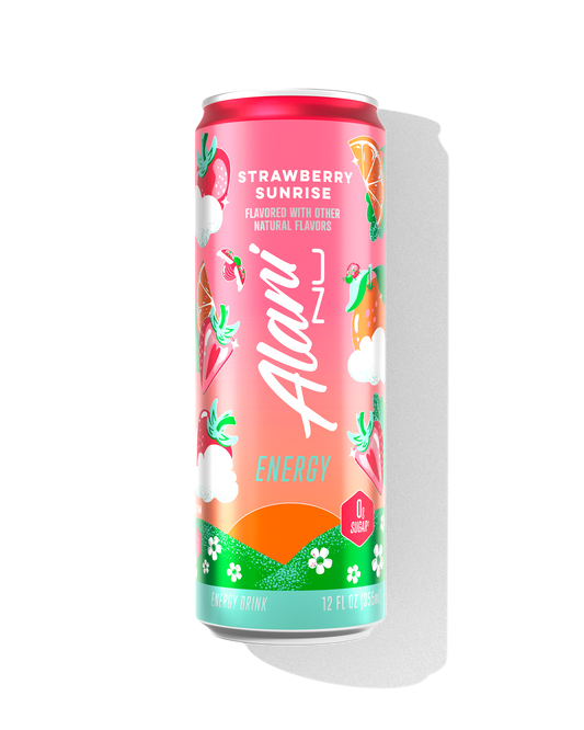 Strawberry Sunrise Berry-Orange Energy Drink, 12-Pack