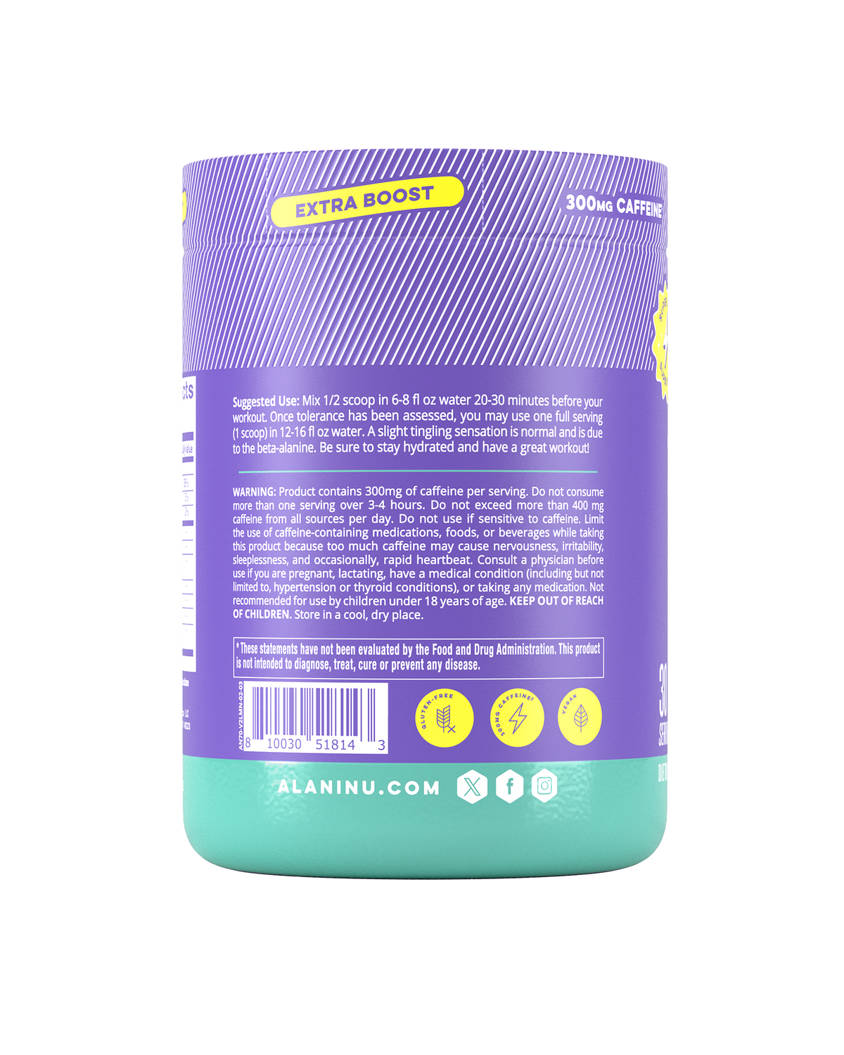 Frozen Lemonade Pre-Workout+ Powder, 30 Servings