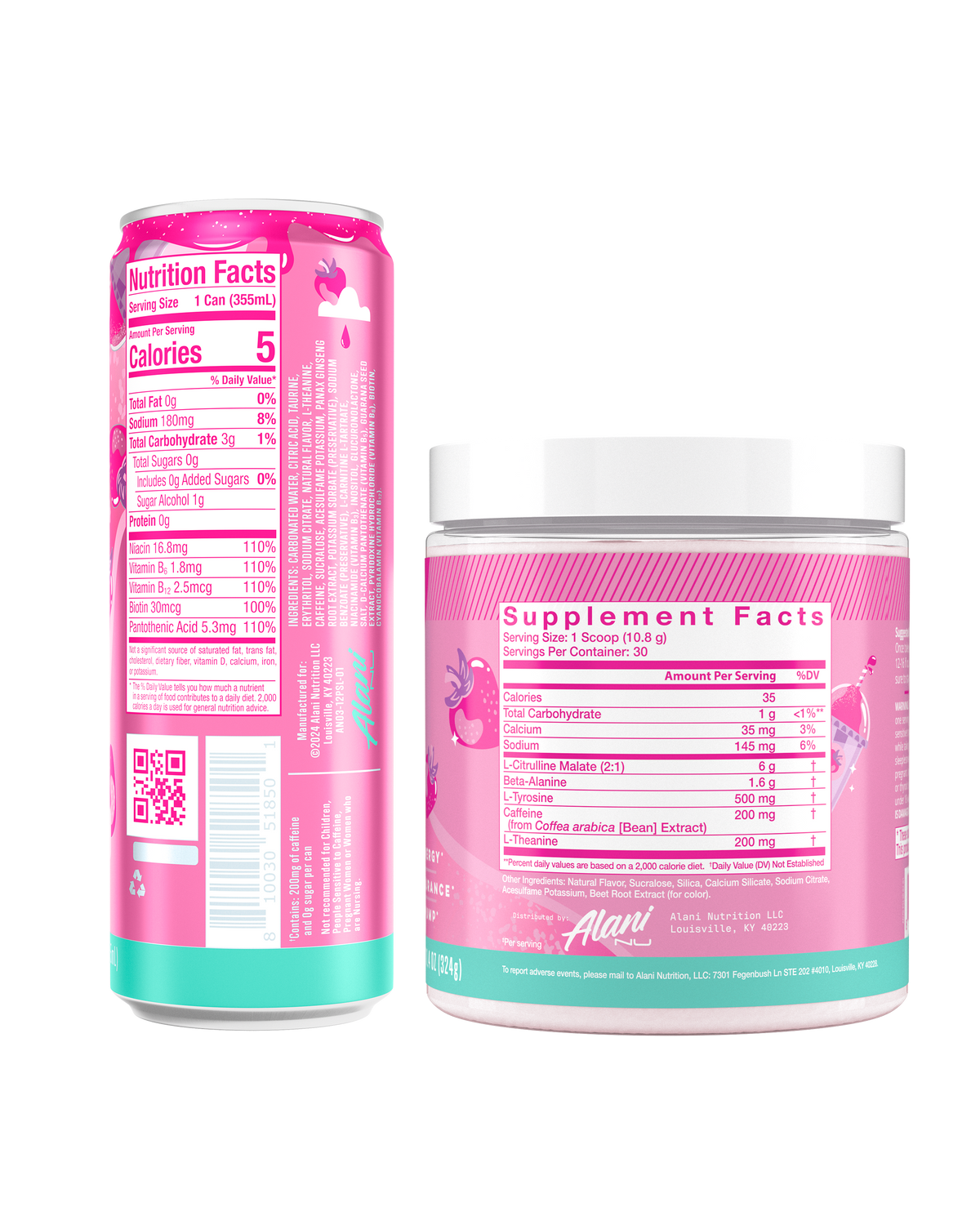 Pink Slush Energy Drink & Pre-Workout Set