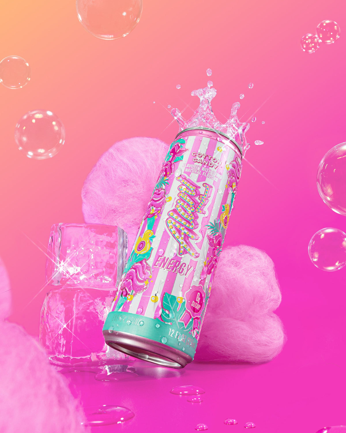 Cotton Candy Energy Drink, 12-Pack
