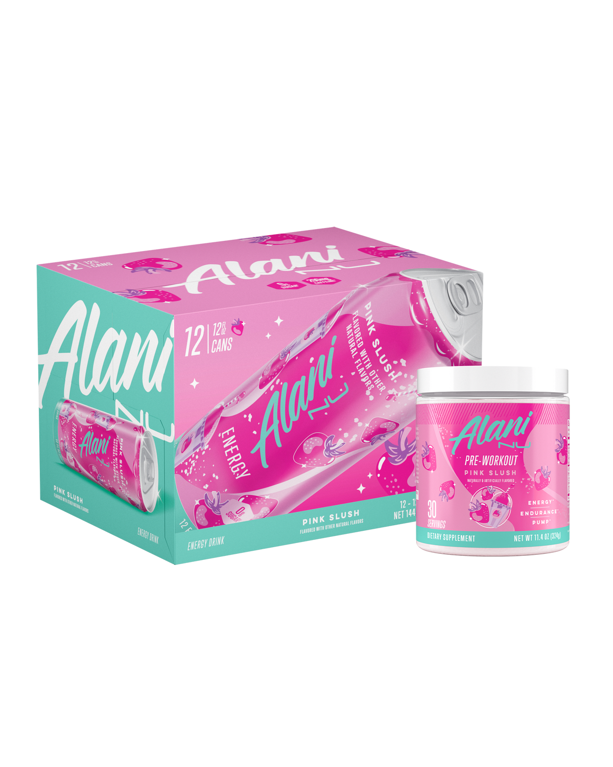 Pink Slush Energy Drink & Pre-Workout Set