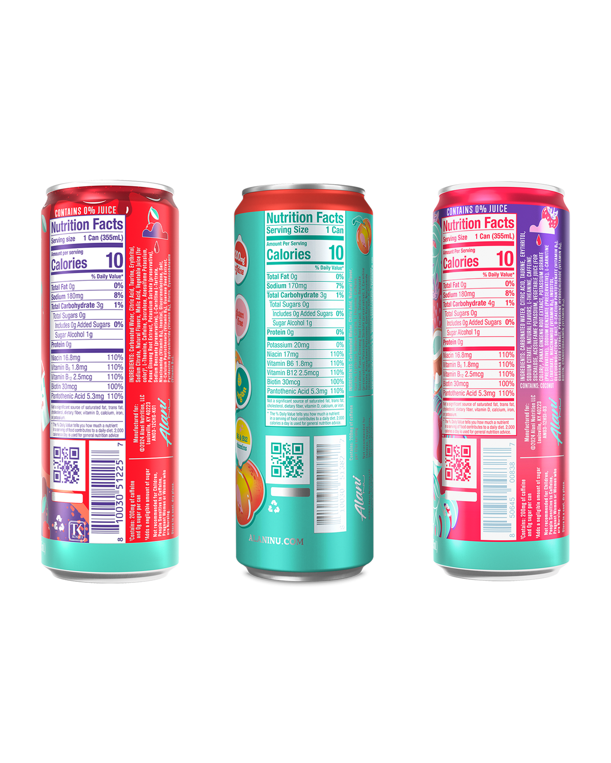 Beach Blend Energy Drink Variety, 12-Pack
